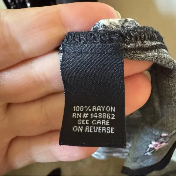 Torrid | Floral Challis High Neck Dress - Picture 5 of 7